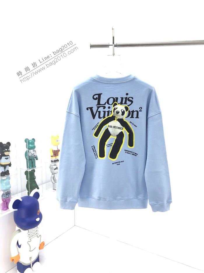 LV男裝 2020秋冬新款LV熊貓動物系列印花圓領衛衣  ydi3127